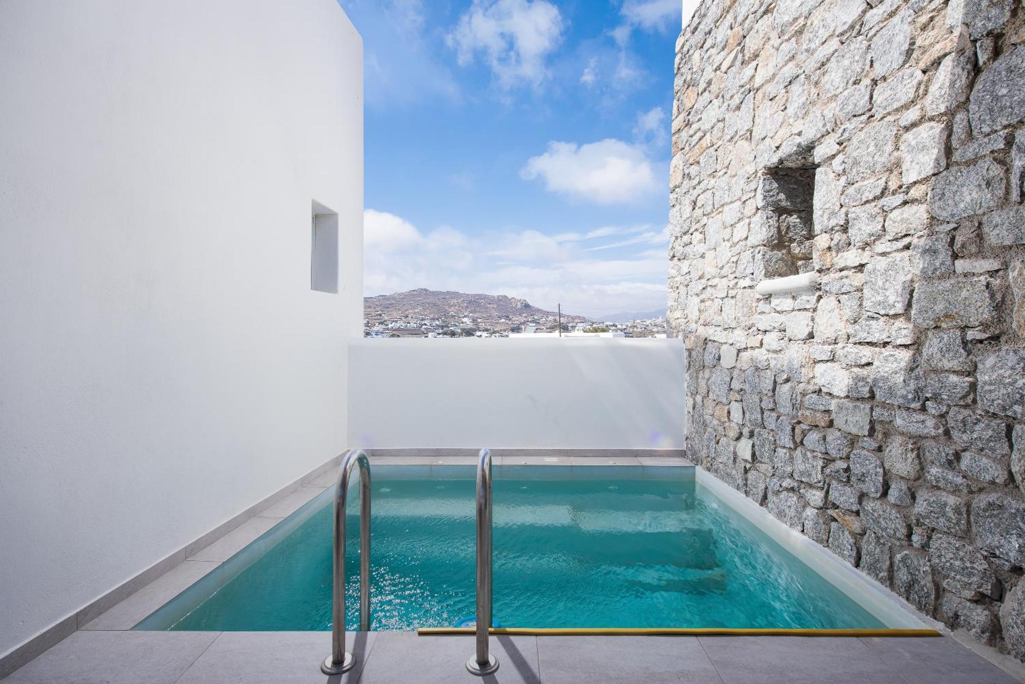 Hosting Moments Private Pool Holiday Home Ano Mera Exteriér fotografie