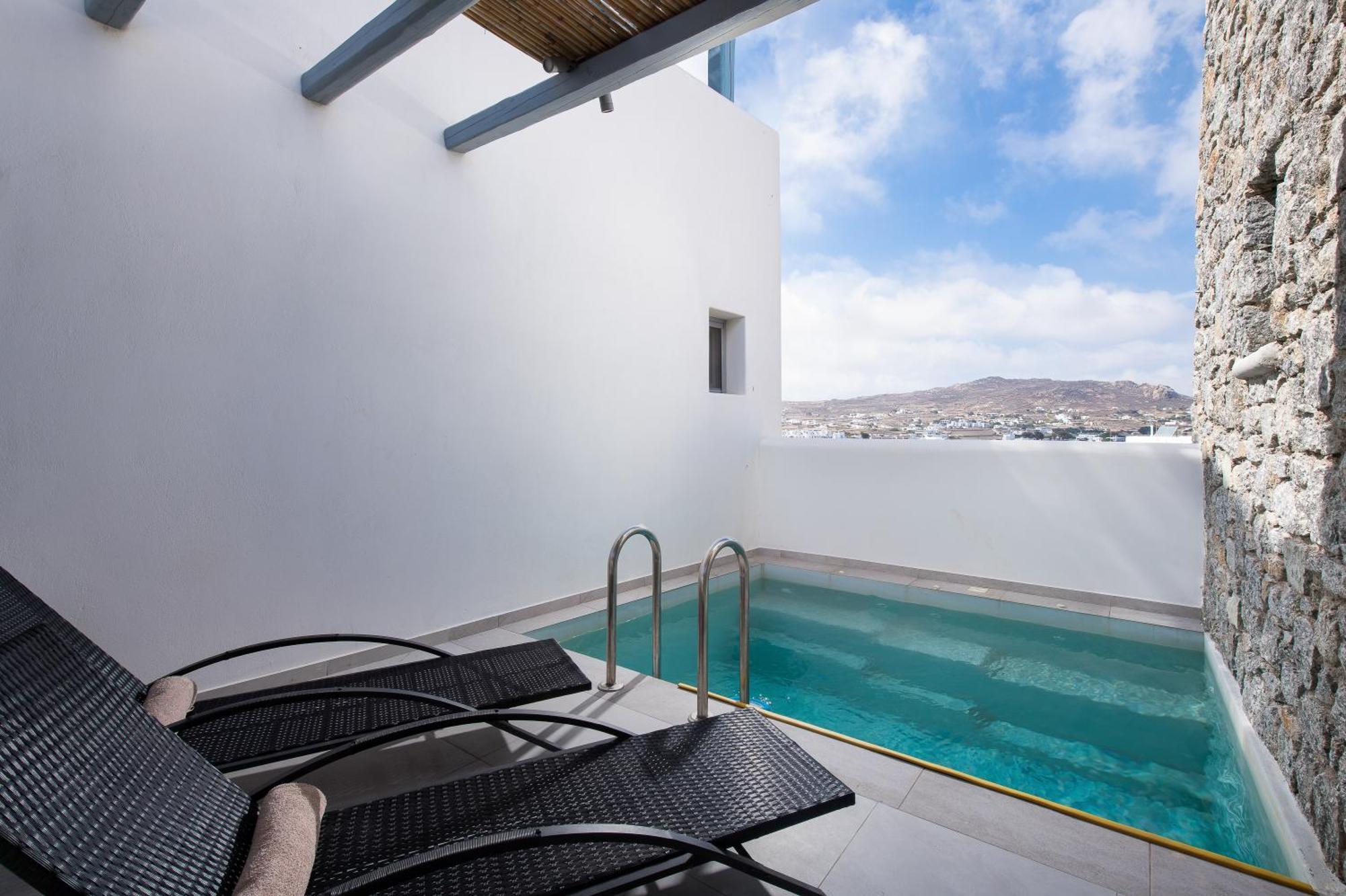 Hosting Moments Private Pool Holiday Home Ano Mera Exteriér fotografie
